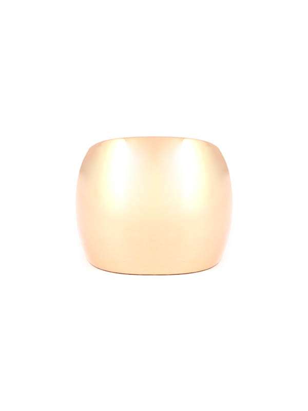 ANELLO PAVE' A FASCIA IN ORO ROSA 18KT CON DIAMANTI BIANCHI