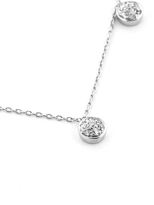 GIROCOLLO IN ORO BIANCO 18KT CON DIAMANTI