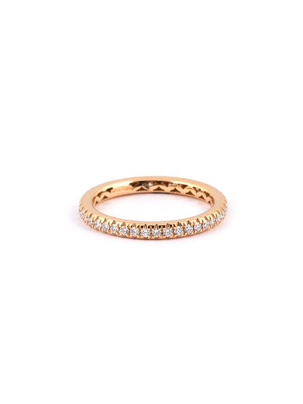 FEDINA ETERNELLE IN ORO ROSA CON DIAMANTI