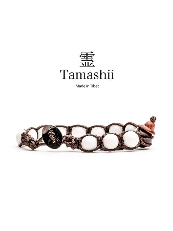BRACCIALE TAMASHII AGATA BIANCA 1 GIR0 MOD. BHS900-14
