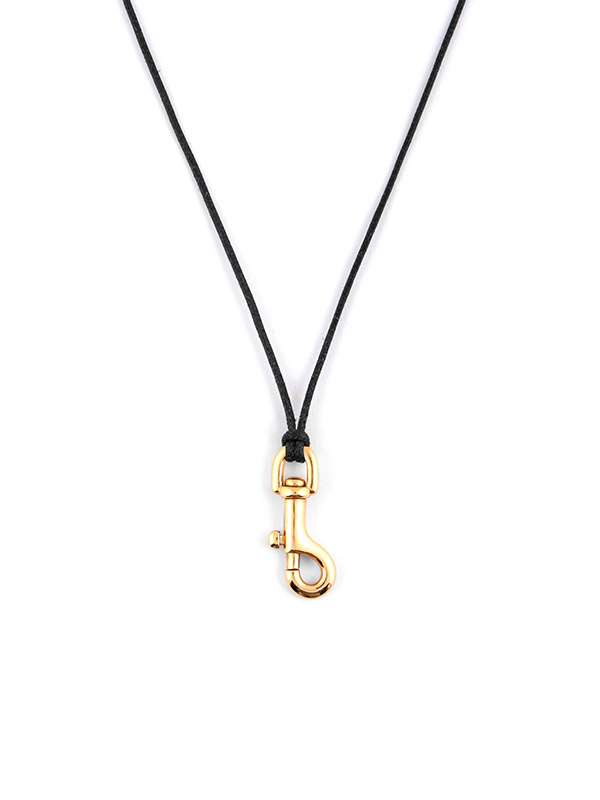 GIROCOLLO CON CORDINO E ORO ROSA 18KT