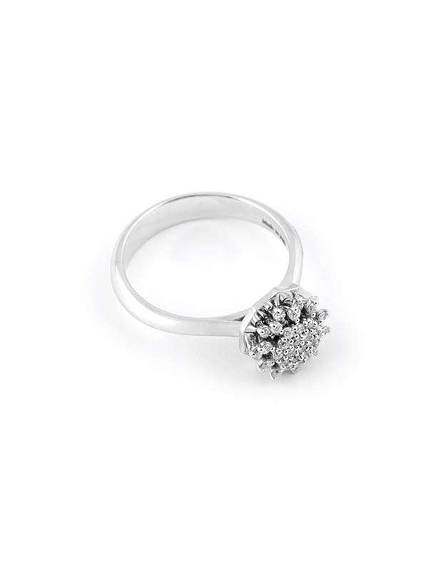ANELLO FANTASIA IN ORO BIANCO 18KT CON DIAMANTI
