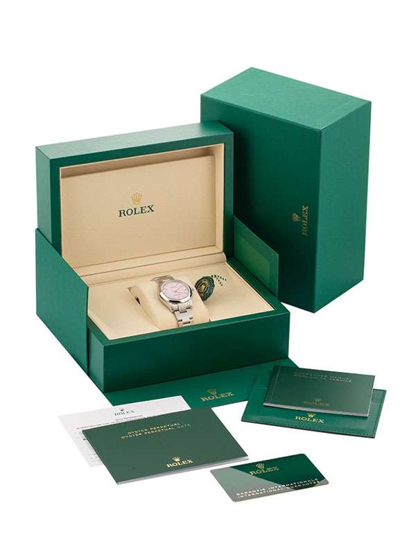 ROLEX OYSTER PERPETUAL CANDY PINK 31MM IN ACCIAIO REF. 277200