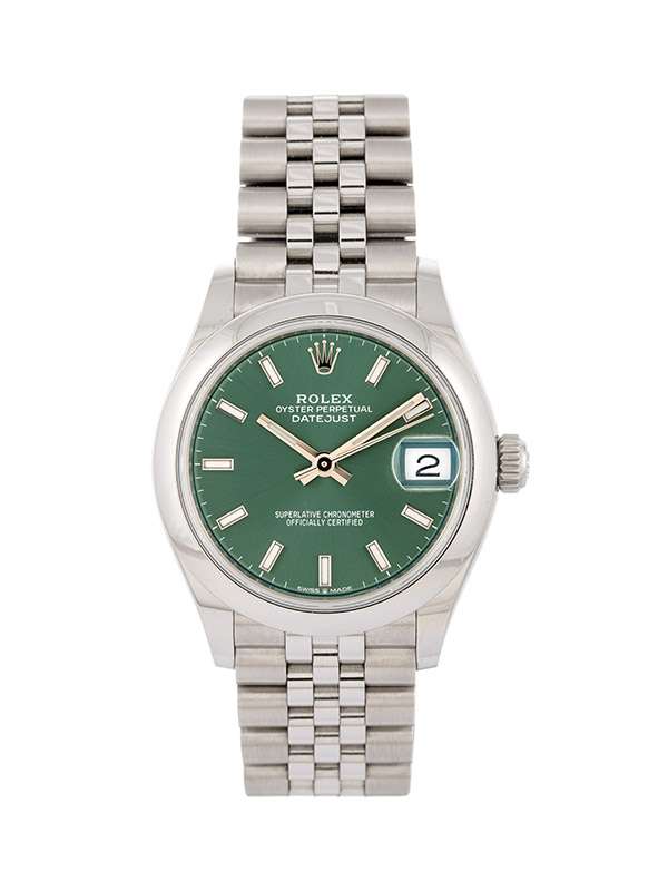 ROLEX DATEJUST GREEN MINT DIAL 31MM IN ACCIAIO REF. 278240