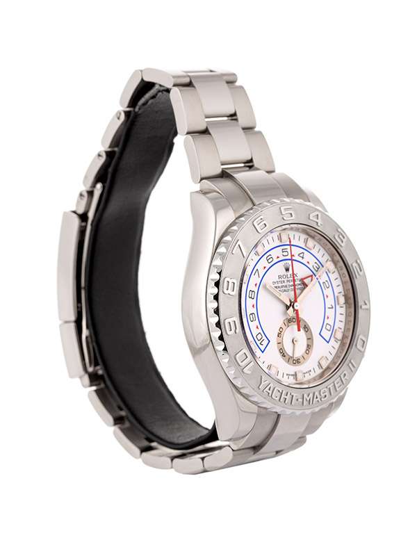 ROLEX YACHT-MASTER II 44MM IN ORO BIANCO 18KT WHITE DIAL REF. 116689