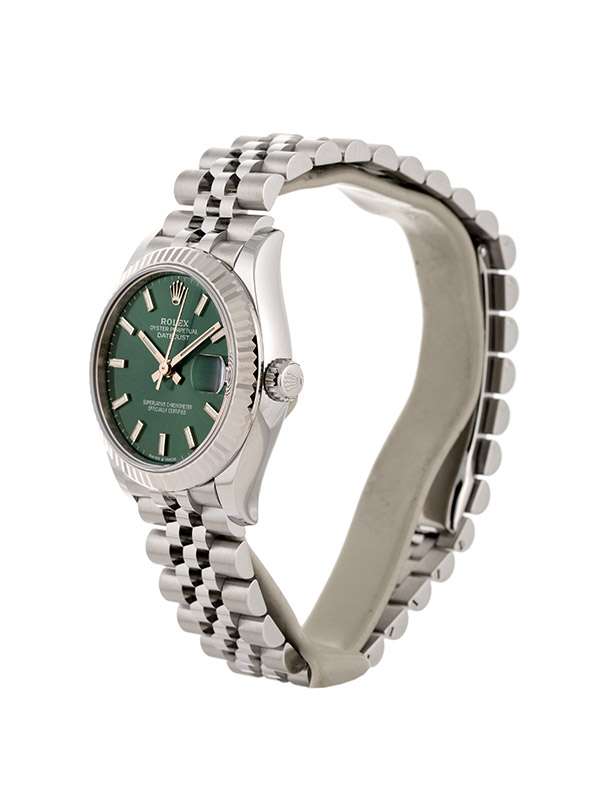 ROLEX DATEJUST MINT GREEN DIAL 31MM IN ACCIAIO REF. 278274