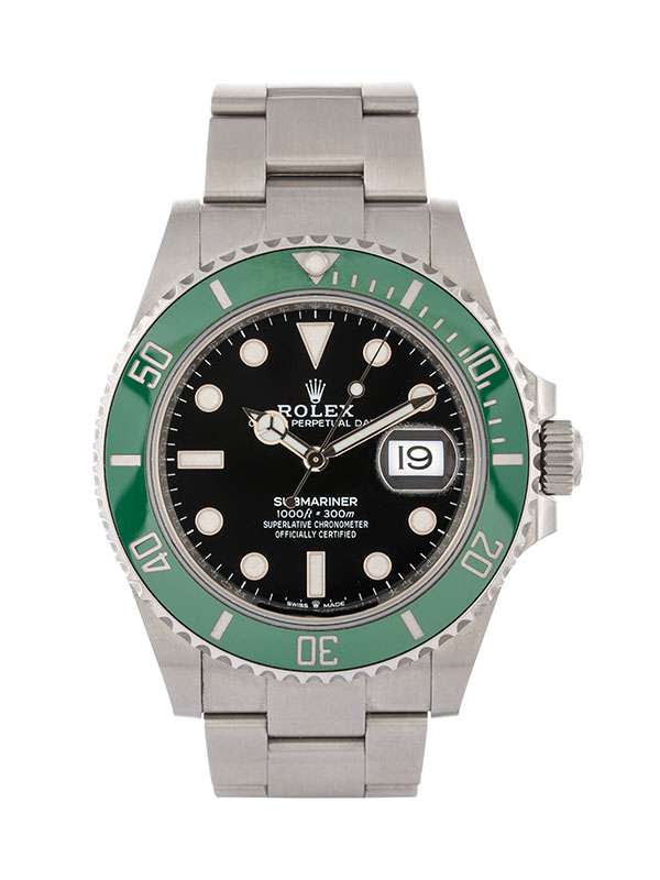 ROLEX SUBMARINER DATE GHIERA VERDE STARBUCKS 41MM IN ACCIAIO REF. 126610LV