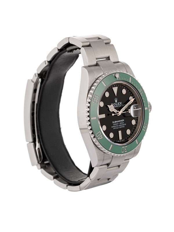 ROLEX SUBMARINER DATE GHIERA VERDE STARBUCKS 41MM IN ACCIAIO REF. 126610LV