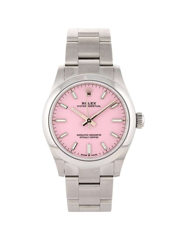 ROLEX OYSTER PERPETUAL CANDY PINK 31MM IN ACCIAIO REF. 277200