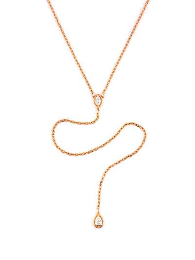 GIROCOLLO IN ORO ROSA 18KT PENDENTE CON DIAMANTI