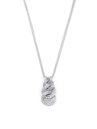 GIROCOLLO IN ORO BIANCO 18KT CON DIAMANTI