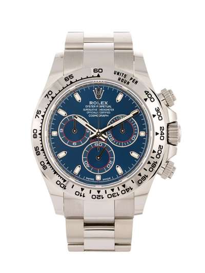 ROLEX DAYTONA BRIGHT BLUE DIAL 40MM IN ORO BIANCO 18KT REF. 116509