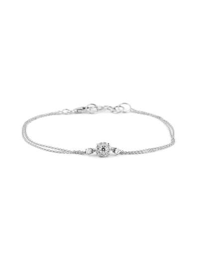 BRACCIALE IN ORO BIANCO 18KT CON DIAMANTI