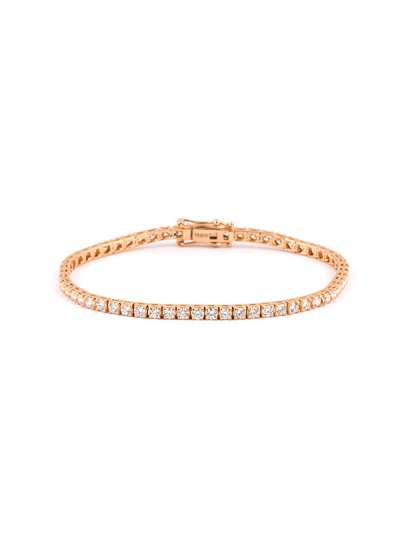 BRACCIALE TENNIS IN ORO ROSA 18KT CON DIAMANTI