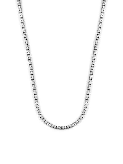 GIROCOLLO TENNIS IN ORO BIANCO 18KT CON DIAMANTI