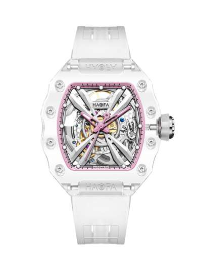 HAOFA LADY SKELETON AUTOMATIC WHITE IN ACCIAIO REF. 2302L