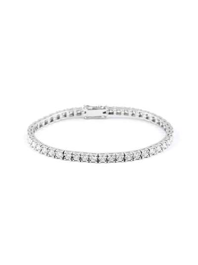 BRACCIALE TENNIS IN ORO BIANCO 18KT CON DIAMANTI