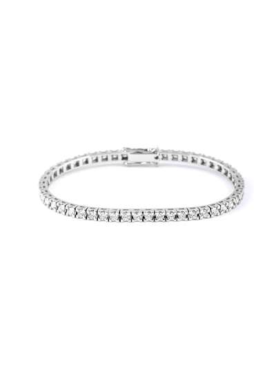 BRACCIALE TENNIS IN ORO BIANCO 18KT CON DIAMANTI