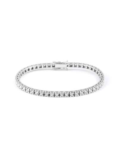 BRACCIALE TENNIS IN ORO BIANCO 18KT CON DIAMANTI