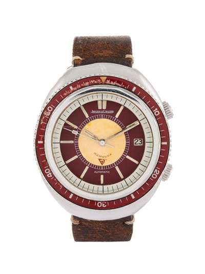 JAEGER LECOULTRE MEMOVOX POLARIS II BURGUNDY DIAL 42MM IN ACCIAIO