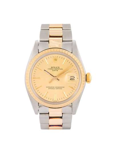 ROLEX DATE 34MM IN ACCIAIO E ORO GIALLO 18KT REF. 1505
