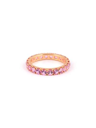 FEDINA ETERNELLE IN ORO ROSA 18KT CON ZAFFIRI ROSA