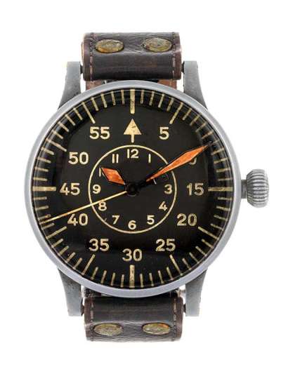 LACO PILOT GROSSE BEOBACHTUNGSUHR FLIEGERUHR ANNO 1940 MANUALE 55MM IN ACCIAIO REF. FL23883