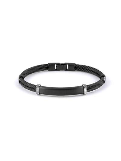 BRACCIALE BJOY BERSANI IN ACCIAIO BRUNITO MOD. 8689