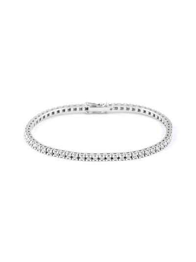 BRACCIALE TENNIS IN ORO BIANCO 18KT CON DIAMANTI