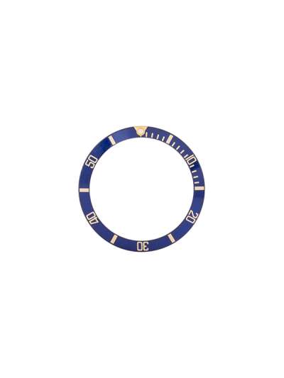 GHIERA PER ROLEX SUBMARINER ORO GIALLO E ACCIAIO/ORO BLU