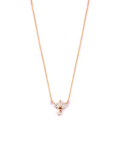 GIROCOLLO IN ORO ROSA 18KT CON DIAMANTI MARQUISE