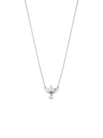 GIROCOLLO IN ORO BIANCO 18KT CON DIAMANTI MARQUISE