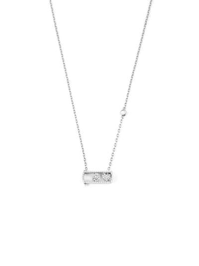 GIROCOLLO ICONIC MOTION IN ORO BIANCO 18KT CON DIAMANTI