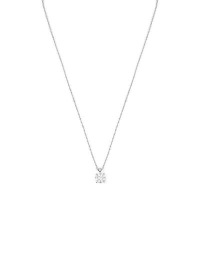 GIROCOLLO IN ORO BIANCO 18KT CON DIAMANTI ROSETTA