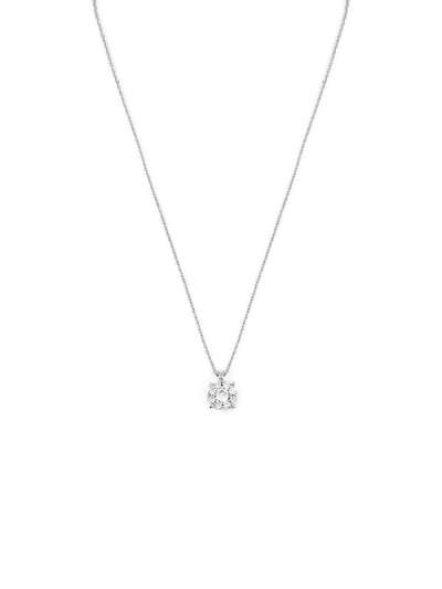 GIROCOLLO IN ORO BIANCO 18KT CON DIAMANTI ROSETTA