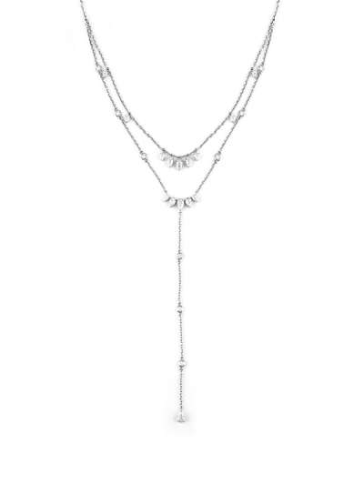 GIROCOLLO IN ORO BIANCO 18KT CON DIAMANTI BIANCHI