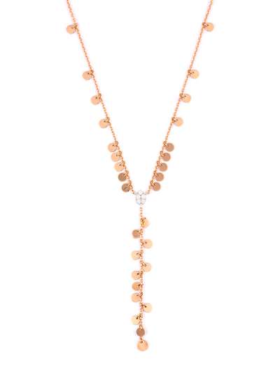 GIROCOLLO IN ORO ROSA 18KT CON SFERE E DIAMANTI