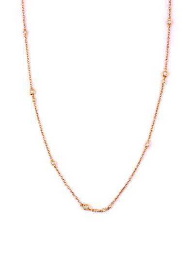 GIROCOLLO IN ORO ROSA 18KT CON DIAMANTI