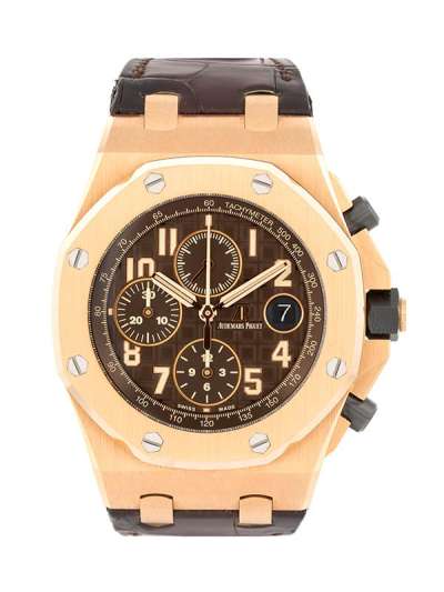 AUDEMARS PIGUET LIMITED EDITION 100PZ ROYAL OAK OFFSHORE CHRONO TOTAL BROWN 42MM ORO ROSA 26470OR