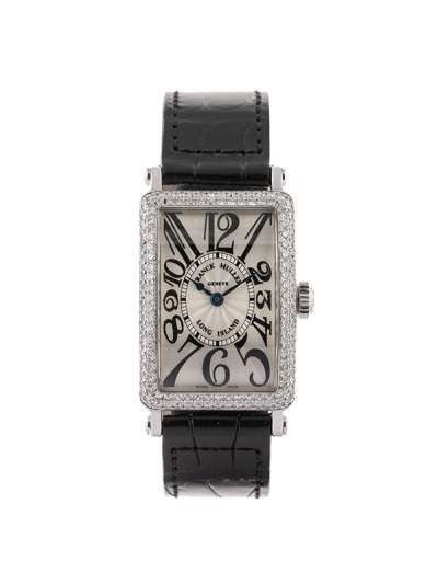 FRANCK MULLER LONG ISLAND LADY IN ORO BIANCO 18KT CON DIAMANTI REF. 900 QZ D