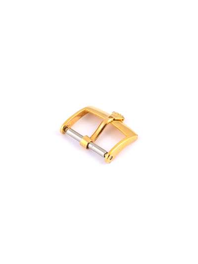 FIBBIA ROLEX PLACCATA ORO GIALLO 14MM USATA