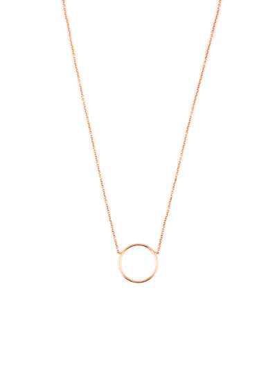GIROCOLLO IN ORO ROSA 18KT CERCHIO