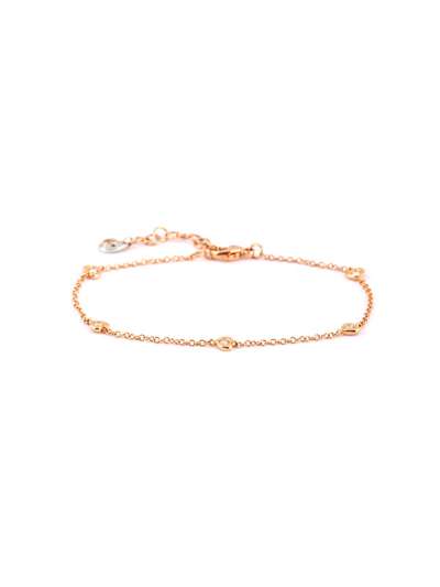 BRACCIALE IN ORO ROSA 18KT CON DIAMANTI