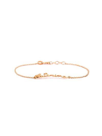 BRACCIALE IN ORO ROSA 18KT CON NOME CATERINA
