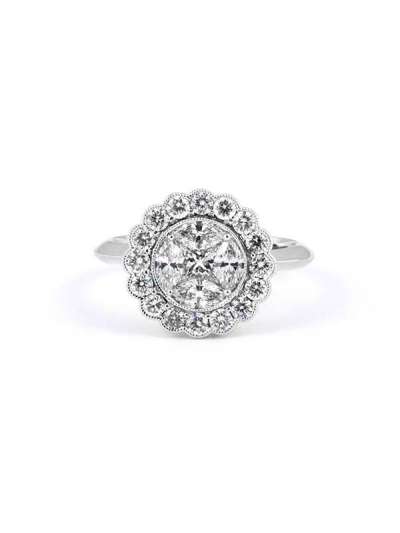 ANELLO IN ORO BIANCO 18KT CON DIAMANTI