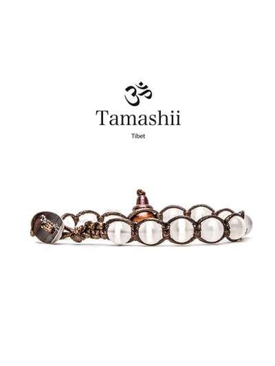 BRACCIALE TAMASHII AGATA GHIACCIO RIGATA 1 GIRO BHS900-246