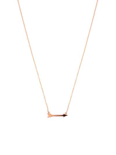 GIROCOLLO IN ORO ROSA 18KT CON FRECCIA