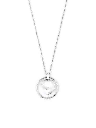 GIROCOLLO IN ORO BIANCO 18KT E DIAMANTI