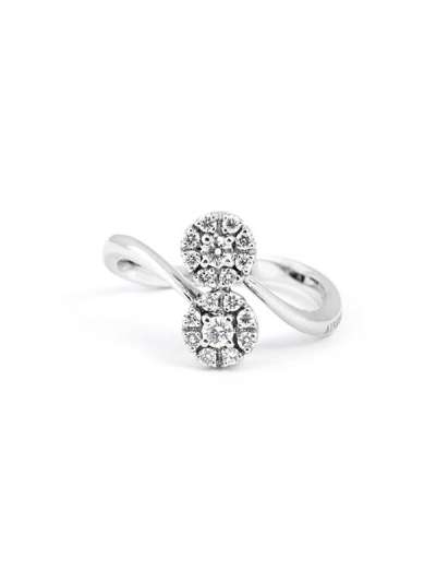 ANELLO FANTASIA IN ORO BIANCO 18KT CON DIAMANTI