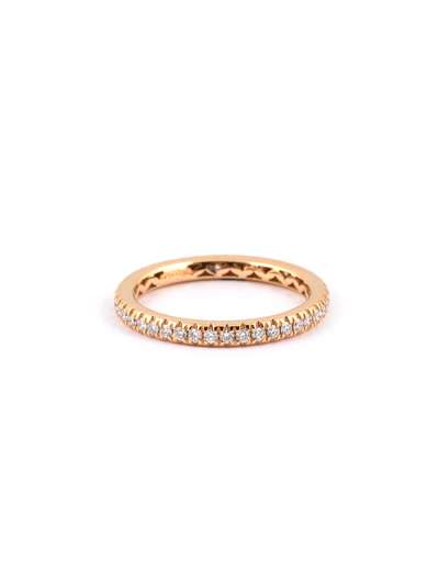 FEDINA ETERNELLE IN ORO ROSA CON DIAMANTI